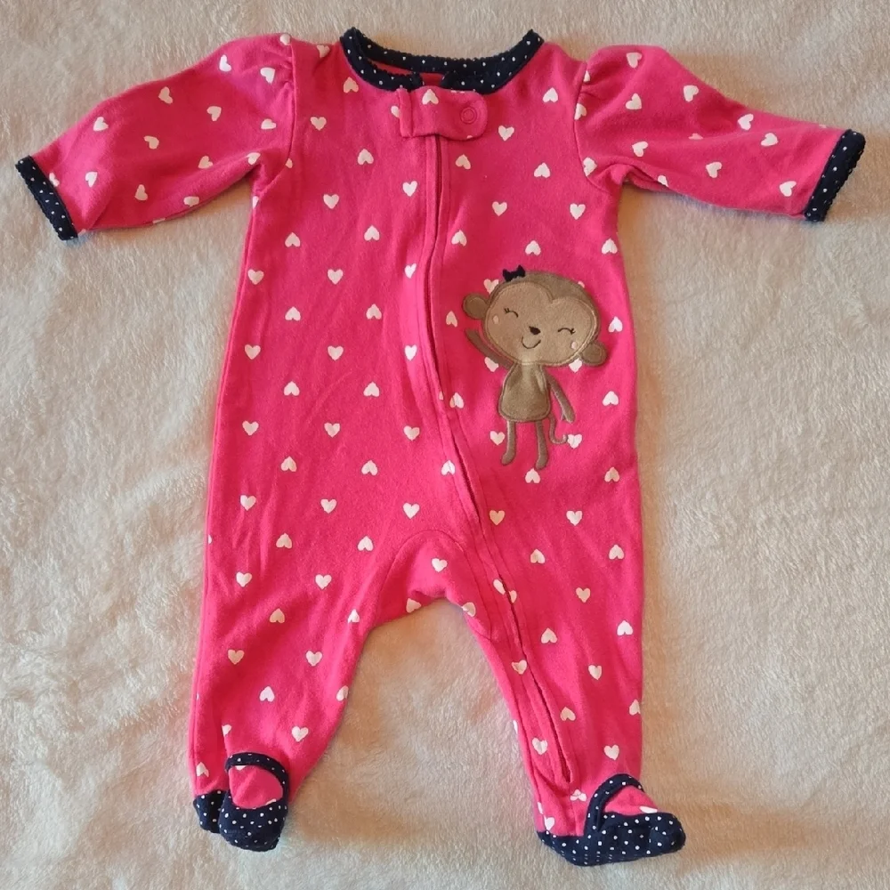 Carter's 3Mos 💕Day Jumper & Nighttime Footies All Cotton Too Cute Great Deal💕